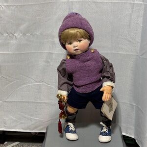1987 Lynne Laber “Kevin” Collectible Felt Doll #154 of 300